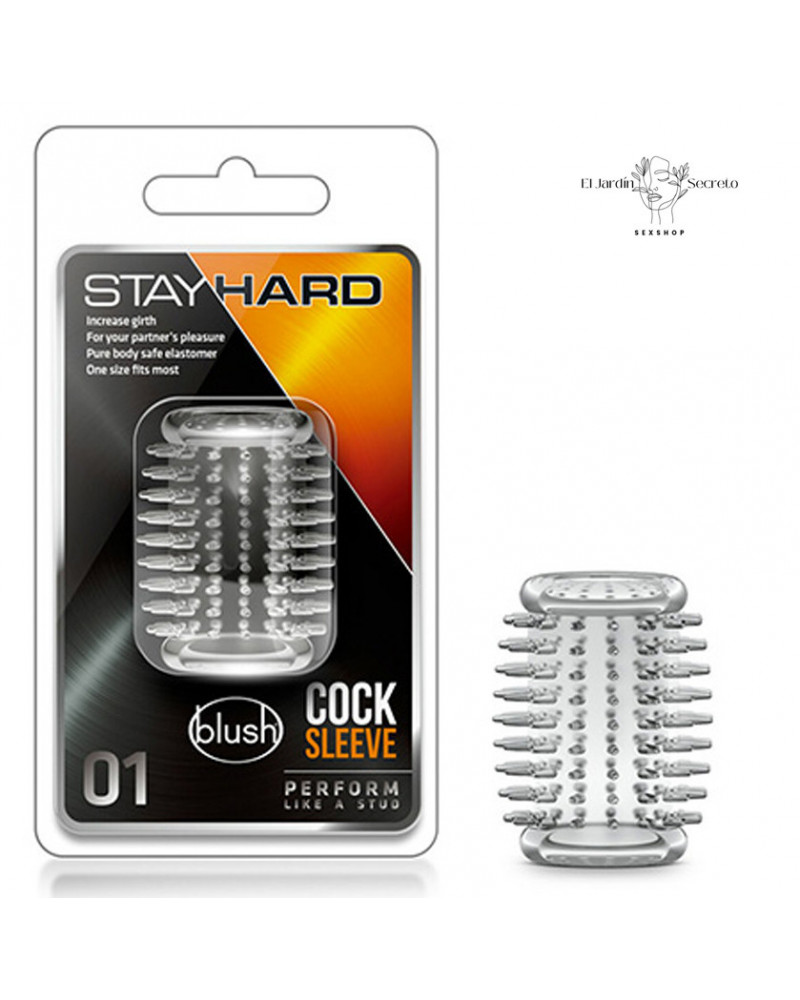 Anillo Funda Para Pene Cock Sleeve 01 Clear Blush Novelties