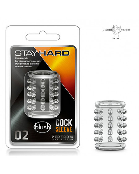 Anillo Funda Para Pene Cock Sleeve 02 Clear Blush Novelties