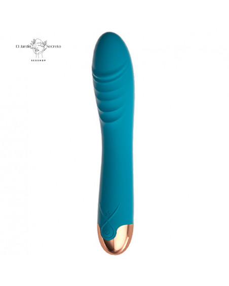 Vibrador 20cm Judy Green Lilo Rotación de Silicon Para Punto G