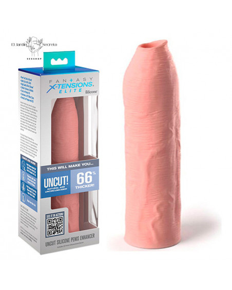 Funda Extensión 18cm Uncut Extension Sleeve Light Pipedream