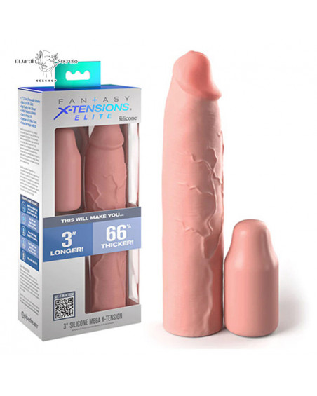 Funda Extensión 23cm Silicone Mega X-tension Light Pipedream