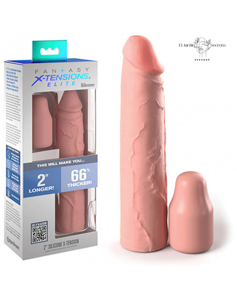 Funda Extensión 20cm Pene Silicone X-tension Light Pipedream