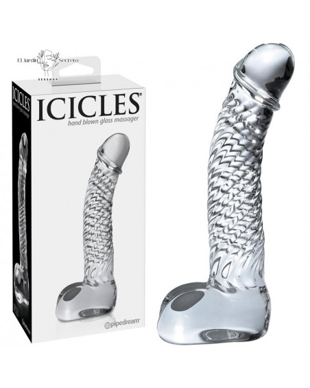 Dildo de Cristal 15cm Punto G Dildo Icicles 61 Pipedream
