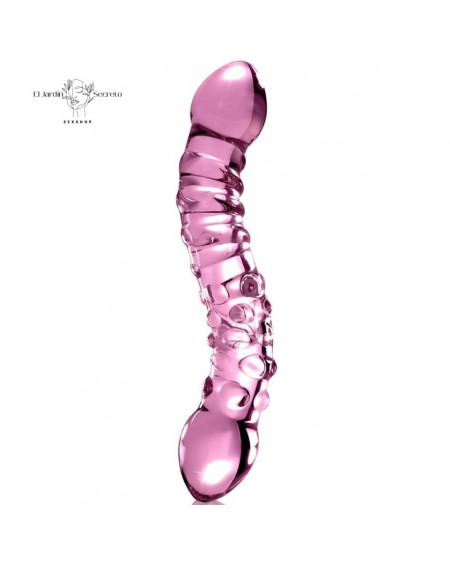 Dildo Doble de Cristal 20cm Punto G Dildo Icicles 55 Pipedream