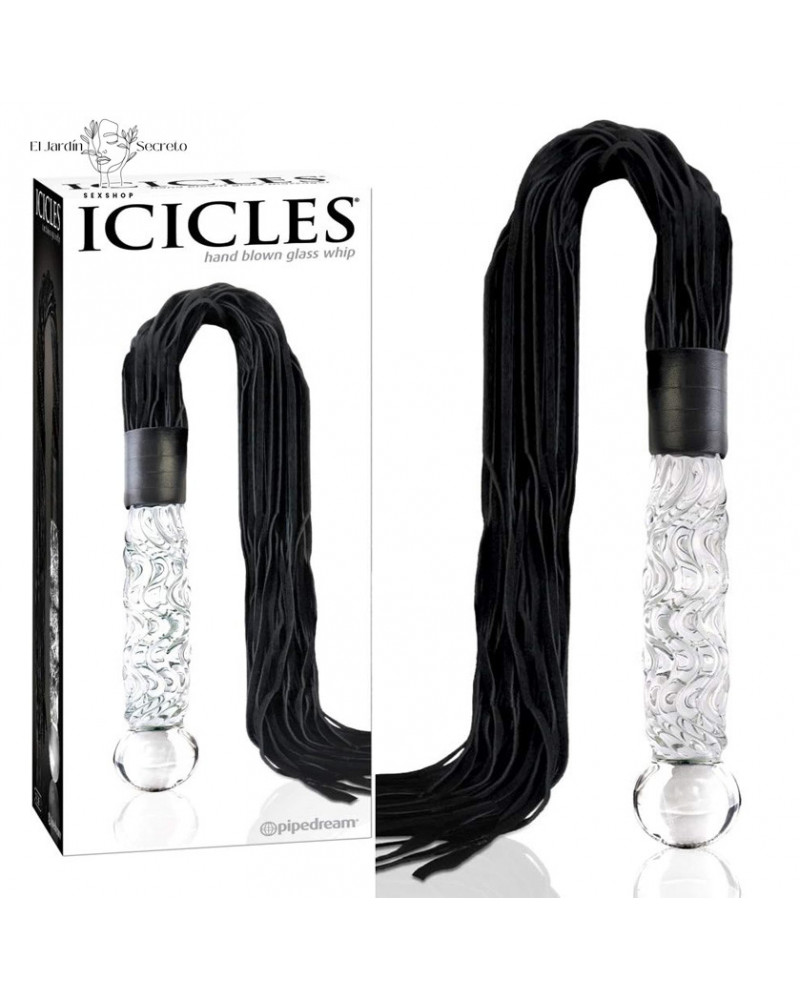 Dildo Fusta BDSM de Cristal 17cm Punto G Dildo Icicles 38 Pipedream