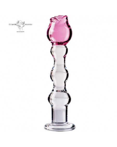 Dildo Rosa de Cristal 20cm Punto G Dildo Icicles 12 Pipedream