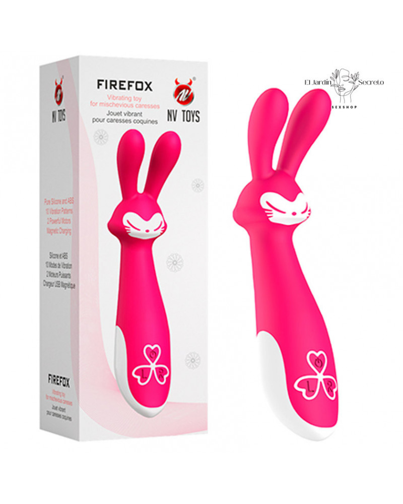 Vibrador estimulador de Clítoris 19cm Firefox Red NV Toys