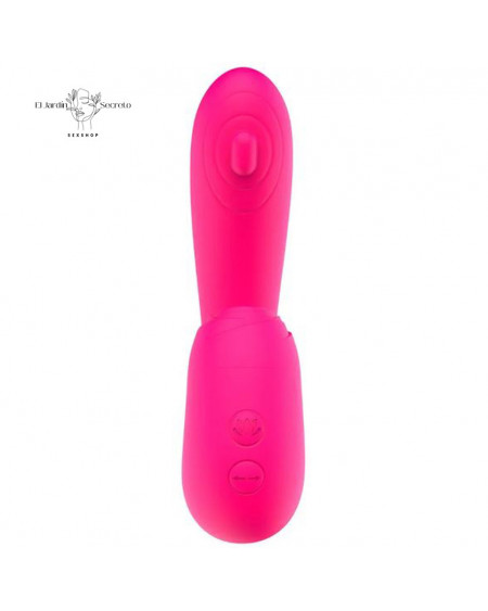 Vibrador Punto G y Succionador de Clítoris Dika Pink NV Toys