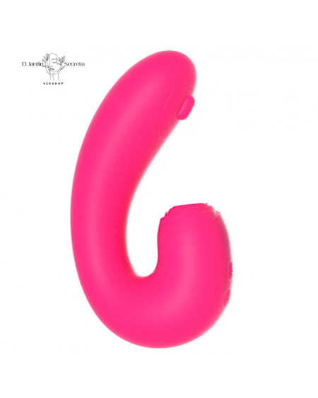 Vibrador Punto G y Succionador de Clítoris Dika Pink NV Toys