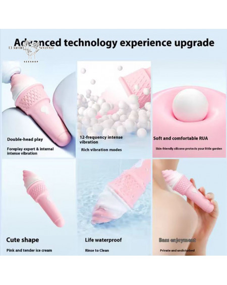 Vibrador 17cm Helado para tu Clítoris Ice Cream