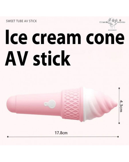 Vibrador 17cm Helado para tu Clítoris Ice Cream