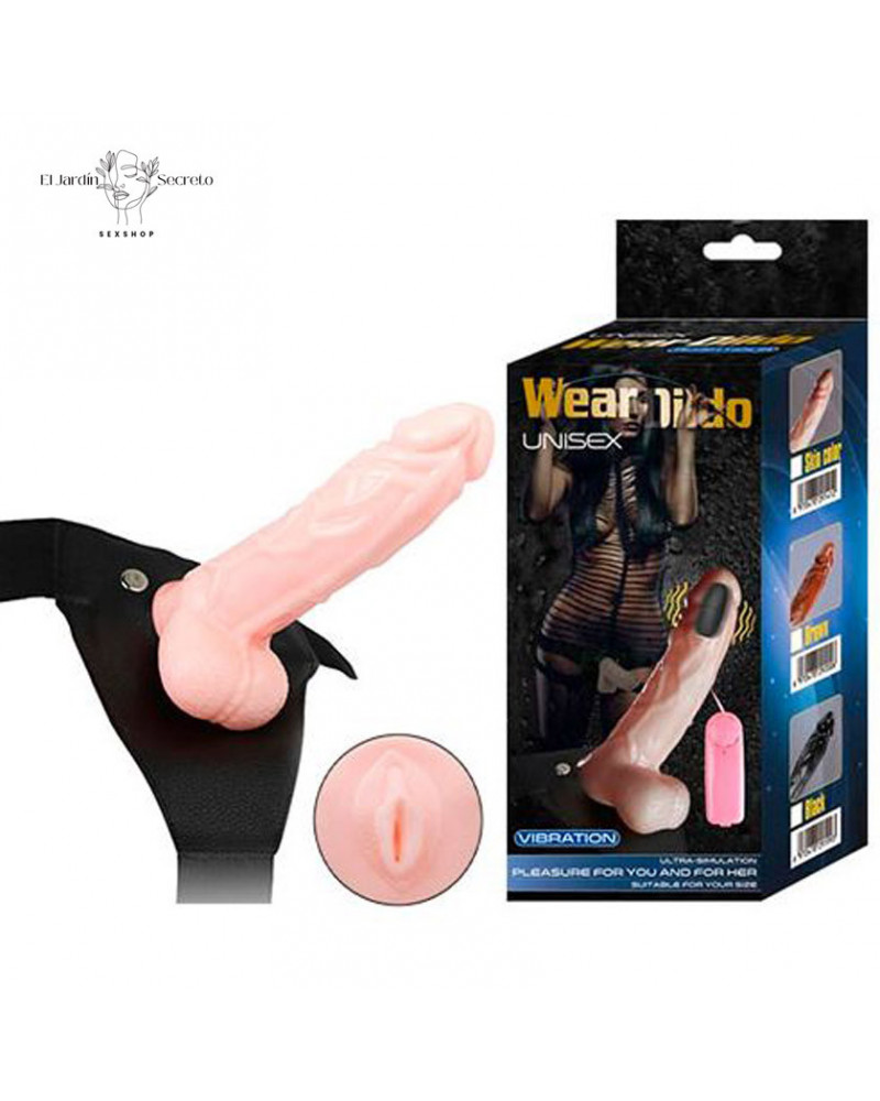 Arnés Dildo 15cm Vibrador Fuck My Pussy Strap On Para Hombre