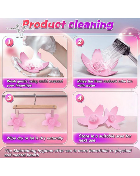 Vibrador para pezón adherible con Control remoto BDSM