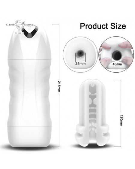 Masturbador Vibrador y succión para tu pene Vibrador Recargable