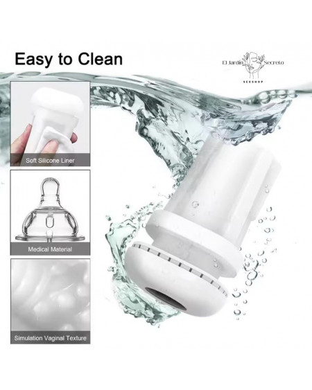 Masturbador Vibrador y succión para tu pene Vibrador Recargable