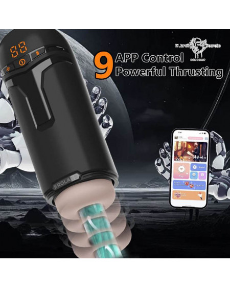 Masturbador Automatico pene Telescopio empuje y Vibración