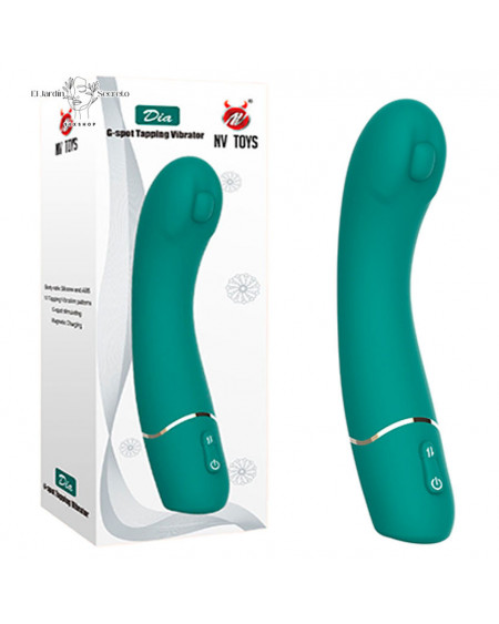 Vibrador 20cm Punto G 10 Vibr Dia Green NV Toys