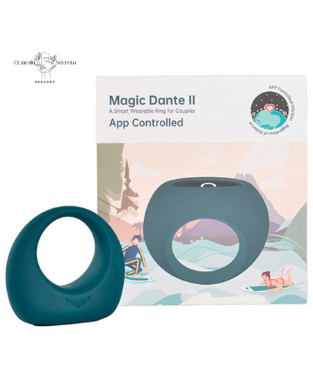 Anillo Vibrador Para Pene APP Dante ll Magic Motion