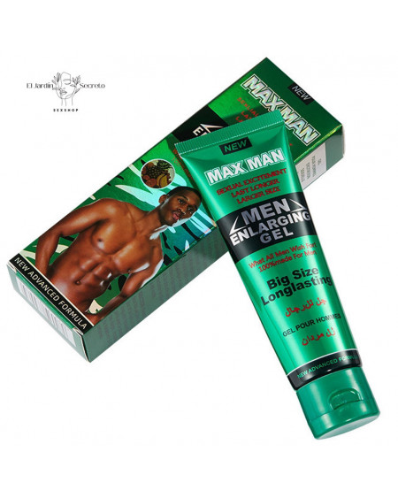 Gel Retardante para tu pene más duro grande Max man enlarging gel