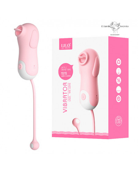 Estimulador de Clítoris Lengua Vibrador Lilo Precisely Little Monster