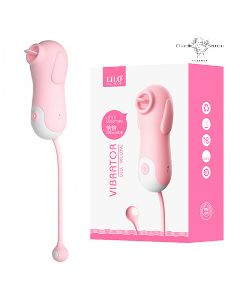 Estimulador de Clítoris Lengua Vibrador Lilo Precisely Little Monster