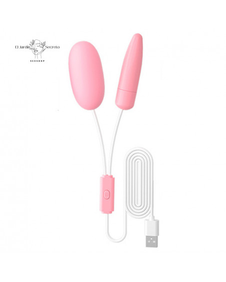 Bala Vibradora Doble para Clítoris y Punto G Flirting Egg D Lilo