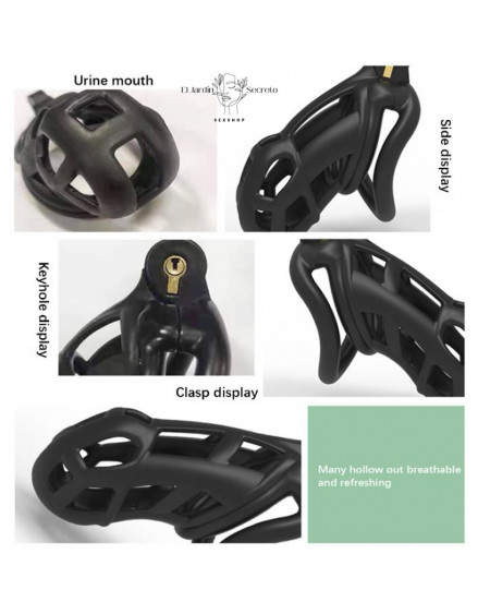 Jaula Para Pene BDSM Talla S 7cm Cinturón de castidad