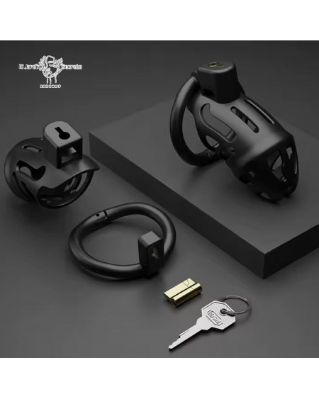 Jaula Para Pene BDSM 8cm Cinturón de castidad Negro Sado