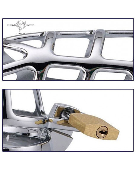 Jaula Para Pene BDSM Metálica 10cm Metal Jaula BDSM