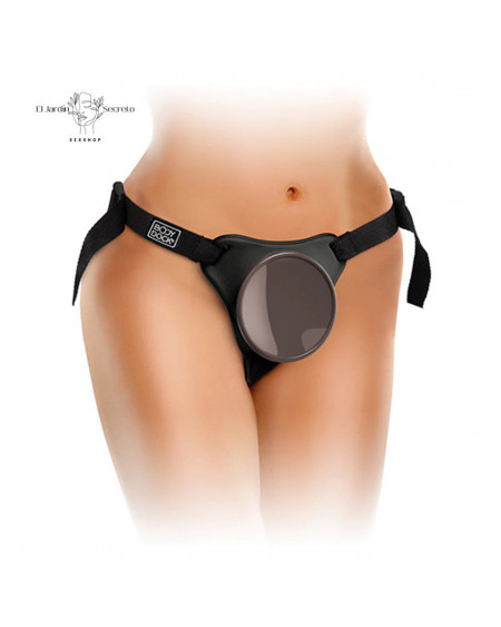 Arnés Strap On Dama con dildo solido de 15cm Body Dock Kit Pipedream