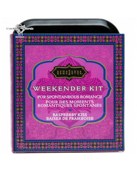 Kit Sensual Romántico Weekender Kit Raspberry Kiss Kamasutra