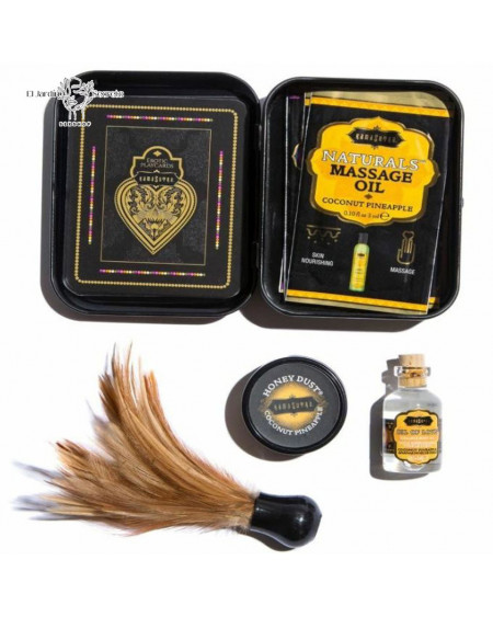 Kit Sensual Romántico Weekender Kit Pineapple Coconut Kamasutra