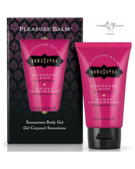 Gel Estimulante potenciador Sexual Pleasure Balm Raspberry Kiss Kamasutra