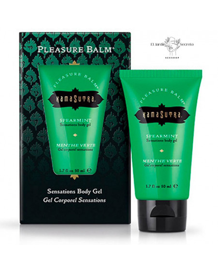Gel Estimulante potenciador Sexual Pleasure Balm Spearmint Kamasutra