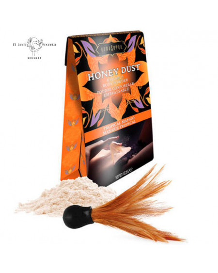 Polvo Corporal Besable Juegos Eróticos Kamasutra Honey Dust Tropical Mango