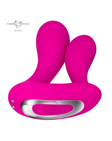 Vibrador 12cm Sexo doble Anal Vagina Clítoris Dual Entry Vibe Adam & Eve