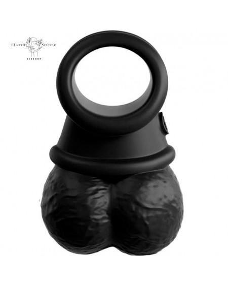 Anillo Para Pene con vibración en forma de testículos Crown Jewels