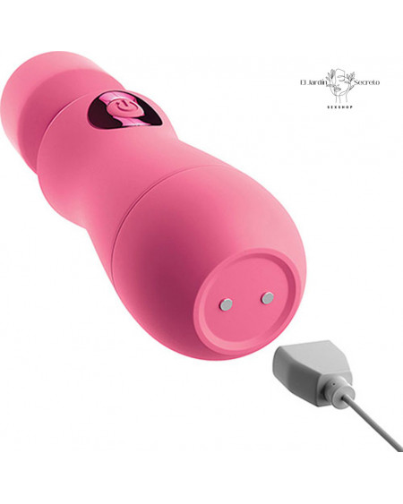 Vibrador 20cm Cabeza Flexible OMG Wands Fuchsia Pipedream