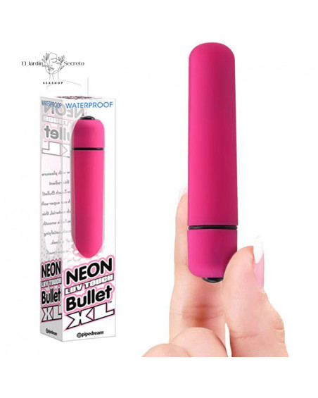Bala Vibrador Clítoris Pezones Luv Touch Bullet XL Pink Pipedream