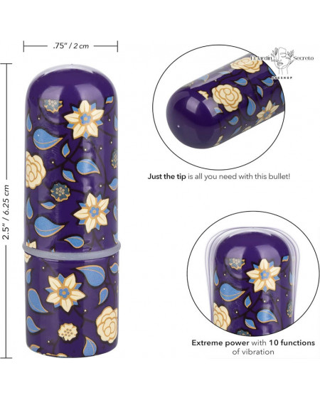 Mini Vibrador 6cm Clítoris Just The Tip Bullet Vibrator Calextics