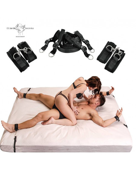 Kit Sometimiento para Cama Juegos Bondage BDSM