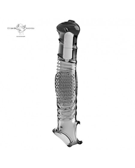 Funda Extensión 22cm vibrador para tu pene Winged Dog Wolf