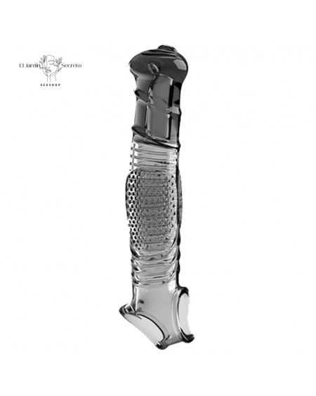 Funda Extensión 22cm Humo para tu pene Winged Dog Wolf