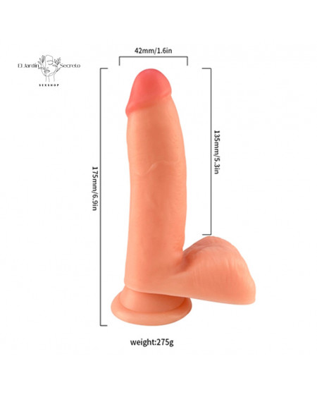 Dildo 17cm Realista Base de Succión Anal Punto G Ultra Realistic