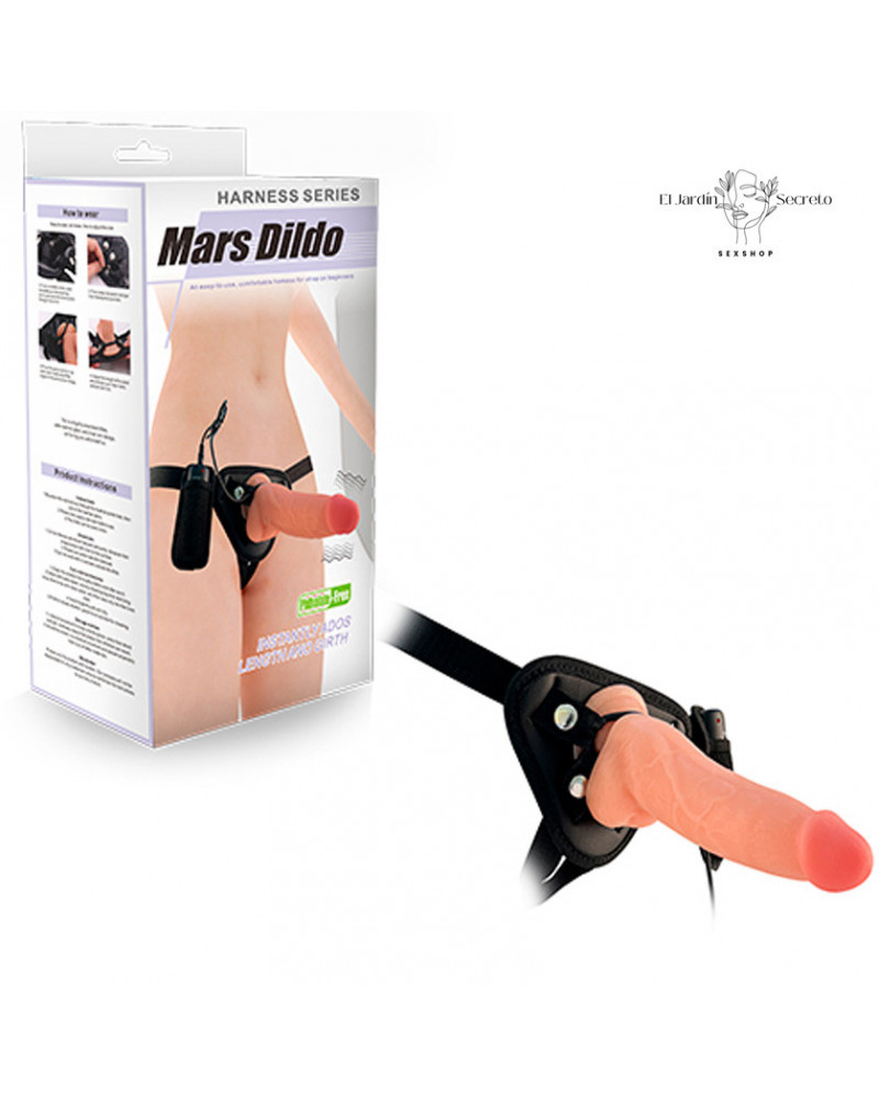 Vibrador Arnés Strap On 20cm Dildo Solido Mars Dildo