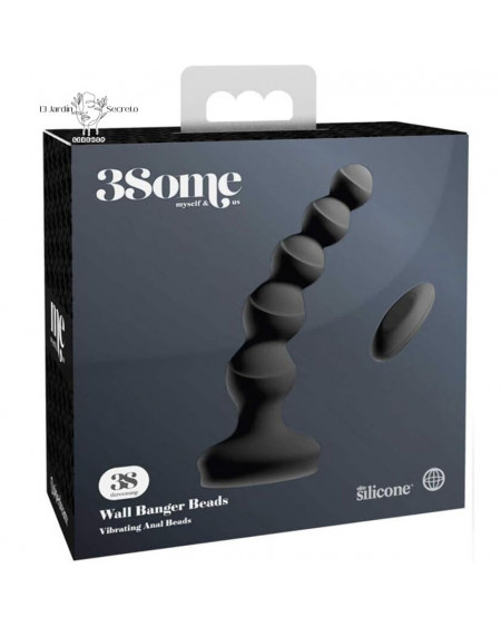 Bolas Anales con Vibración Plug Anal 16cm Wall Banger Beads Pipedream