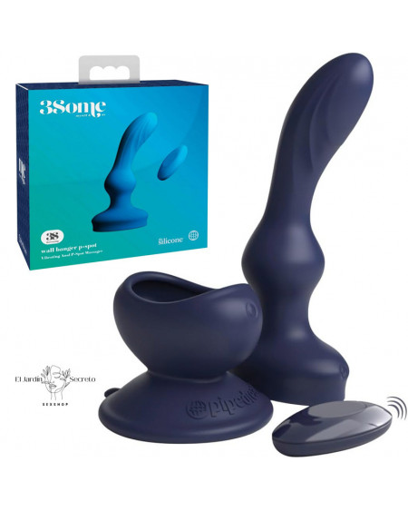 Plug Anal 14cm Punto P con Vibración Wall Banger P-Spot Pipedream