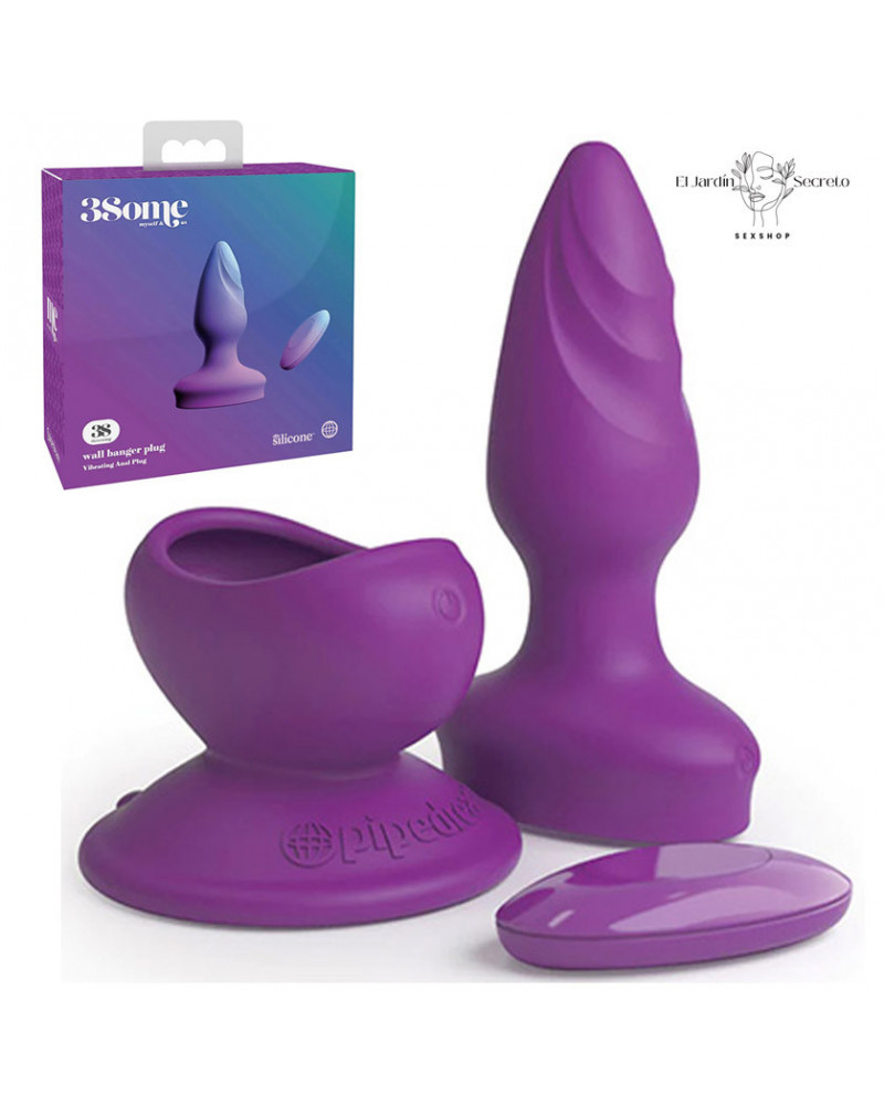 Plug Anal 12cm Punto P con Vibración El Wall Banger Plug Pipedream