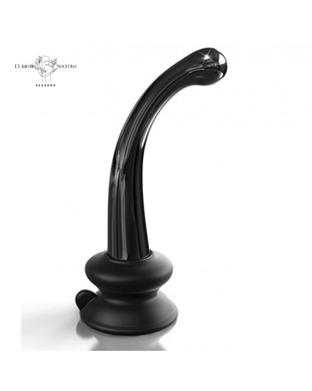 Dildo Cristal Punto G 20cm Icicles Negro No. 87 Pipedream