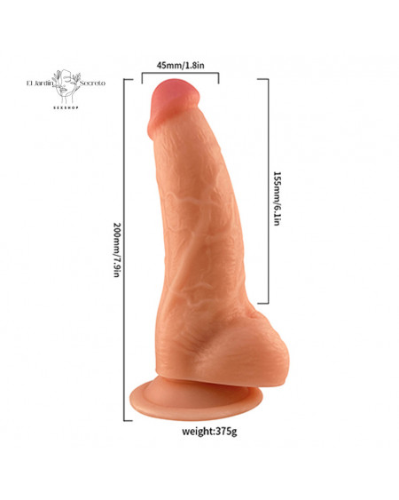 Vibrador Arnés Strap On 20cm Dildo Solido Mars Dildo